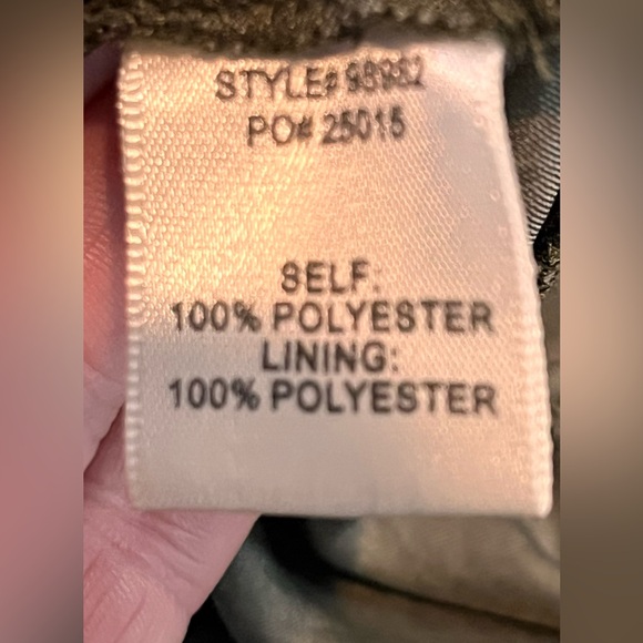 Skies Are Blue Long Sleeve Olive Dress Medium BOHO Country Chic Elegant Gorgeous - Picture 8 of 8